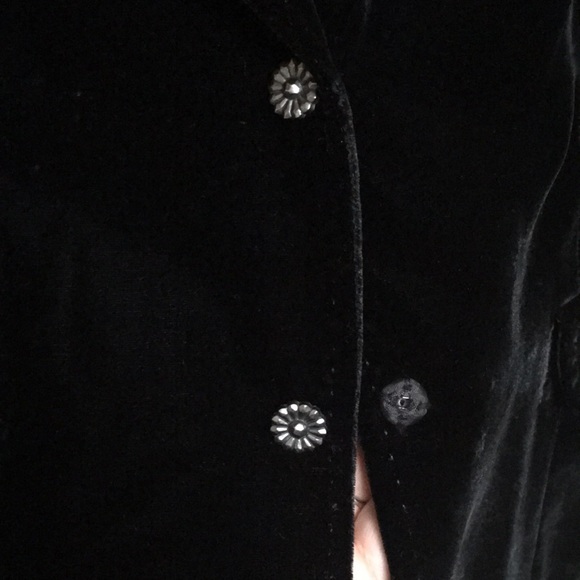 BLACK VELVET BLAZER - Picture 6 of 8